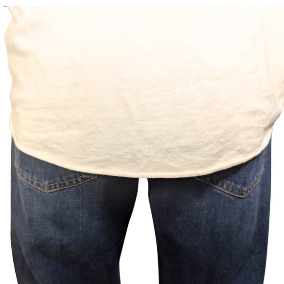 AC/DC Men's Large Cotton Gray & White Raglan T-Shirt - Picture 8 of 10